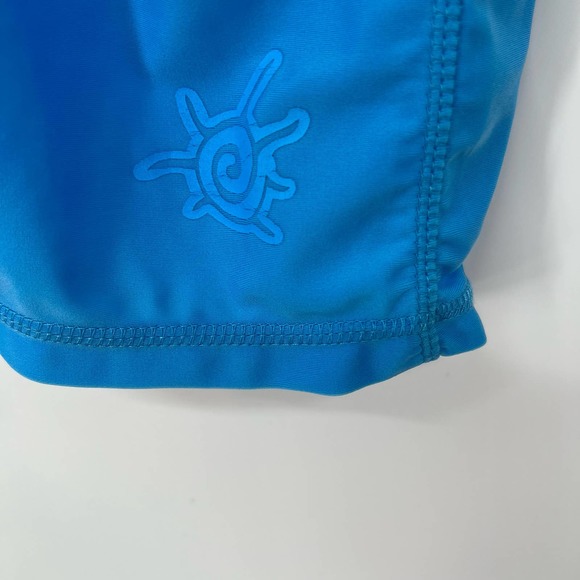 NWT UV Skinz Sun and Swim Shirt Mens Size XL Blue Mock Neck Short Sleeve - Picture 7 of 11